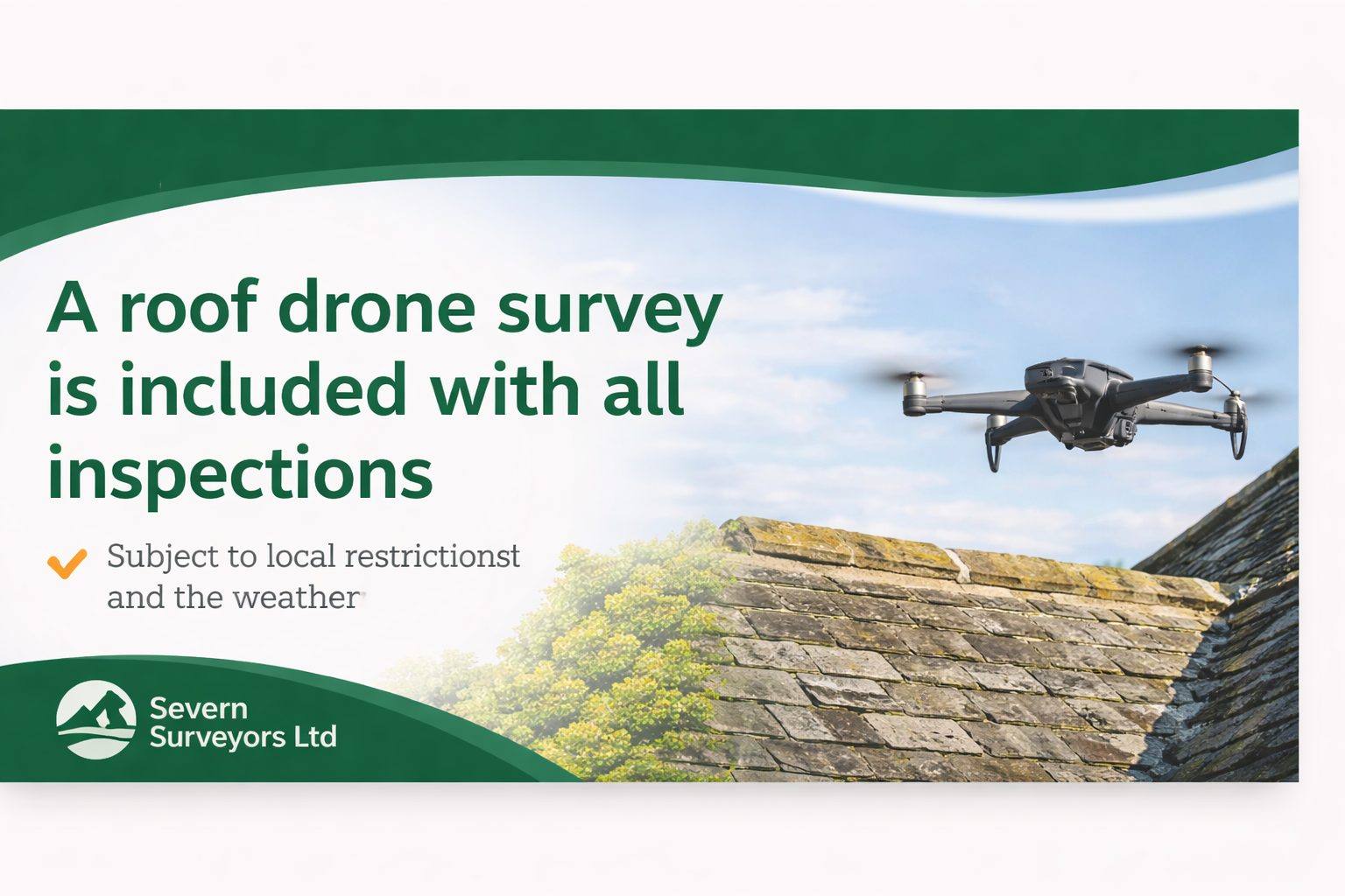 Drone roof inspection